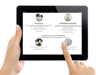 Etude iPad club join web application